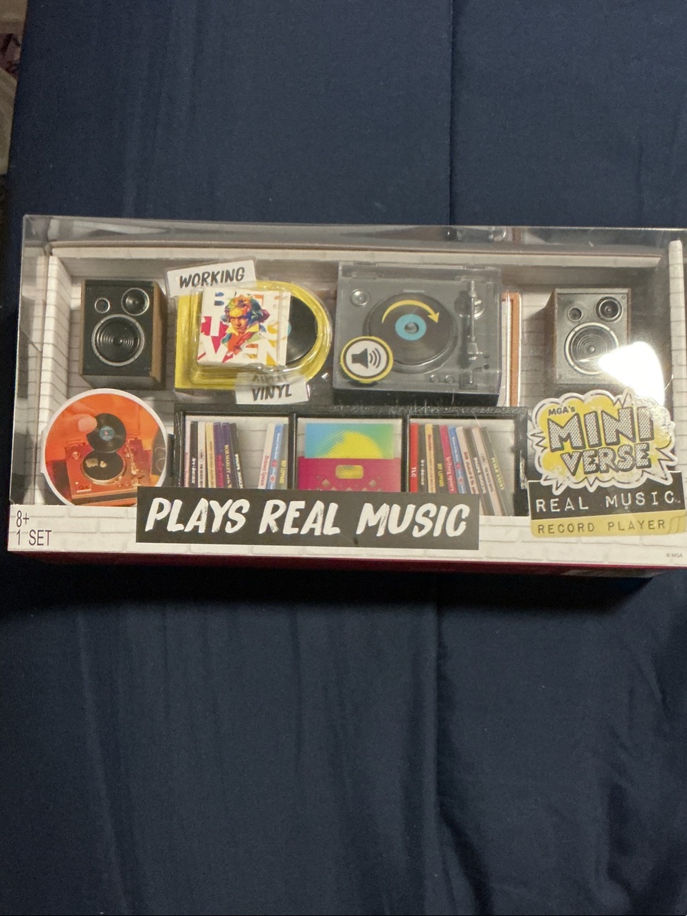 MiniVerse Real Music Record Player Set